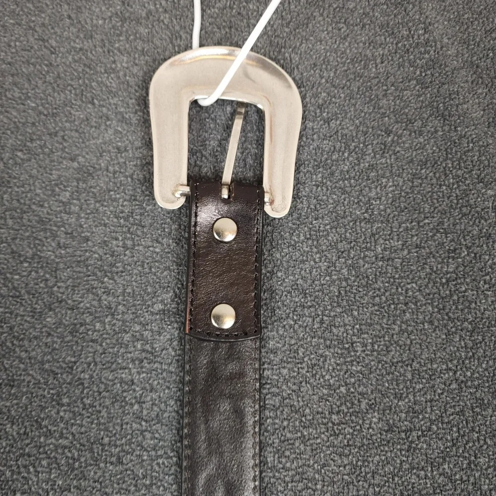 Nocona Belt Co‎ Kids Sunflower Embossed Genuine Leather Western Belt